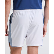 7" Performance Piped Tennis Short (Bright White) 