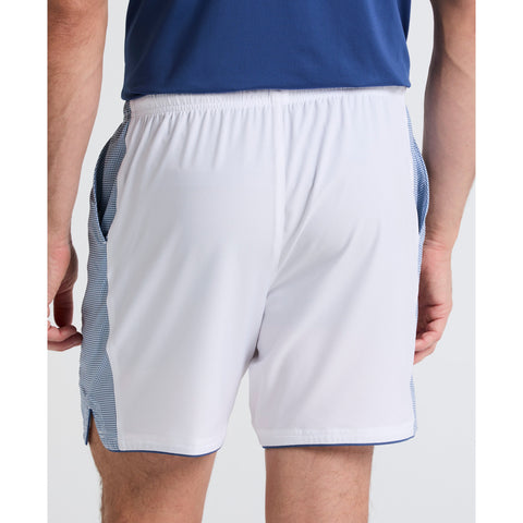 7" Performance Piped Tennis Short (Bright White) 