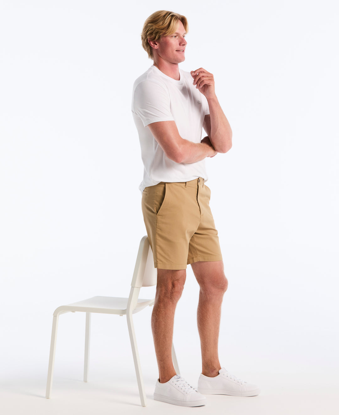 Bedford Cord Slim Fit Short (Kelp) 