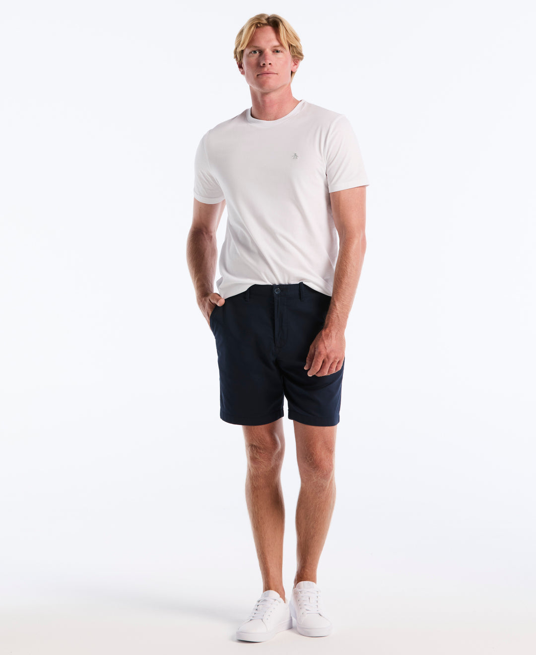 Bedford Cord Slim Fit Short (Dark Sapphire) 