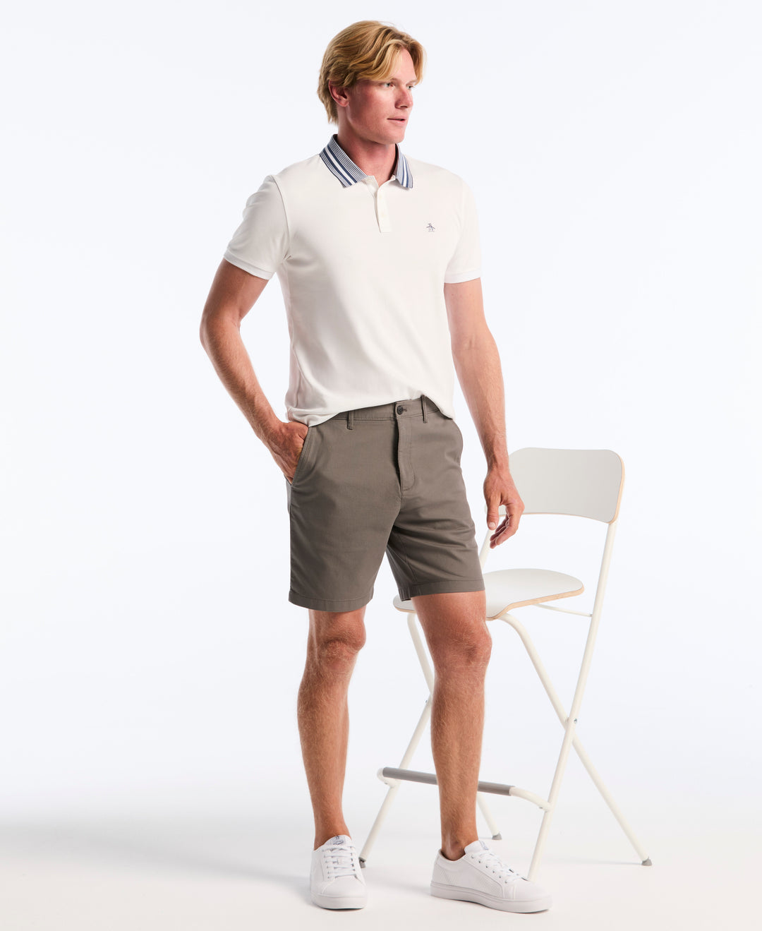 Bedford Cord Slim Fit Short (Castlerock) 