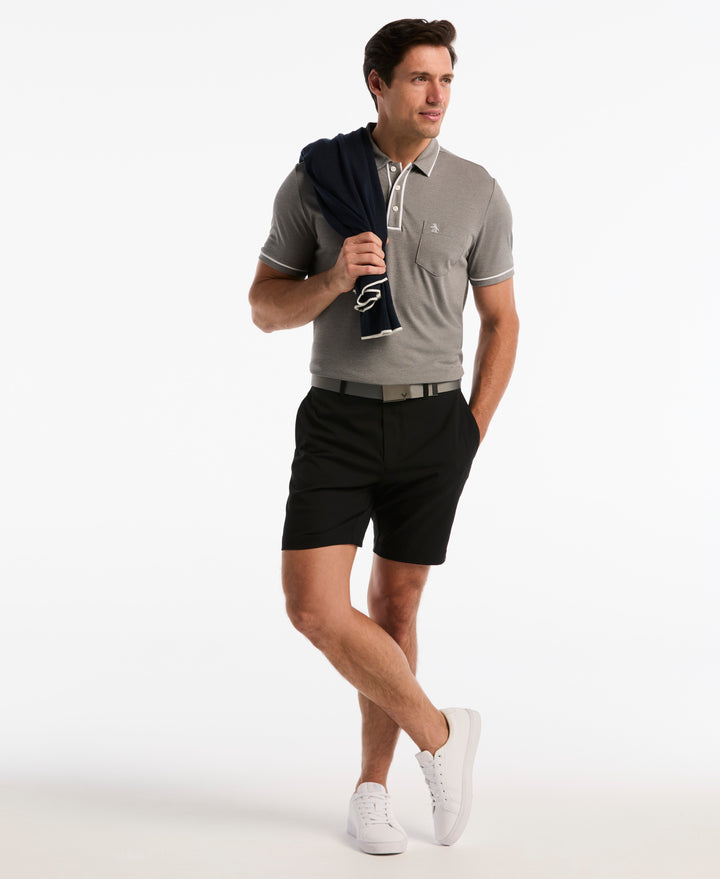 8" Flat Front Sorona™ Golf Short (Caviar) 