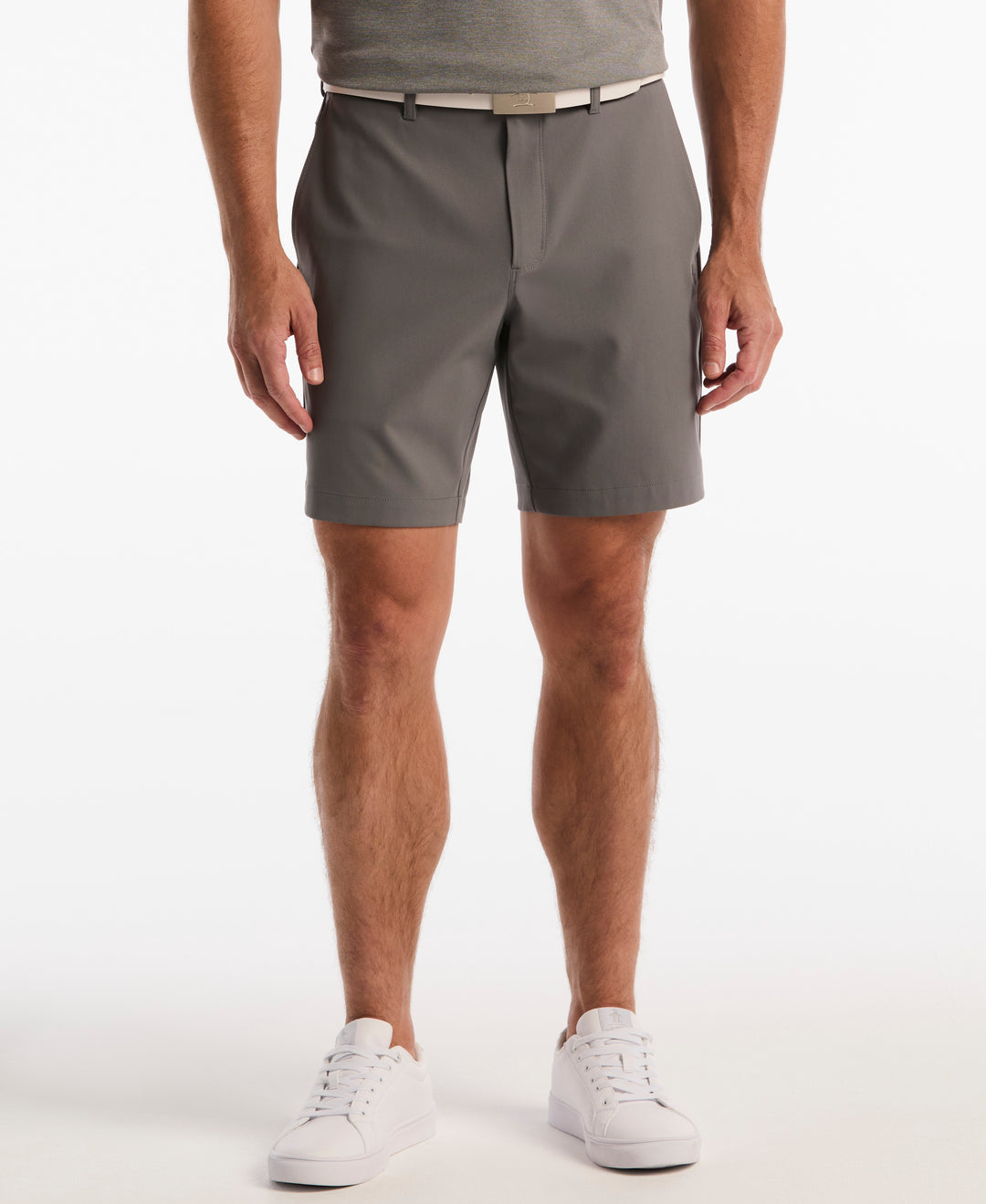 8" Flat Front Sorona™ Golf Short (Quiet Shade) 