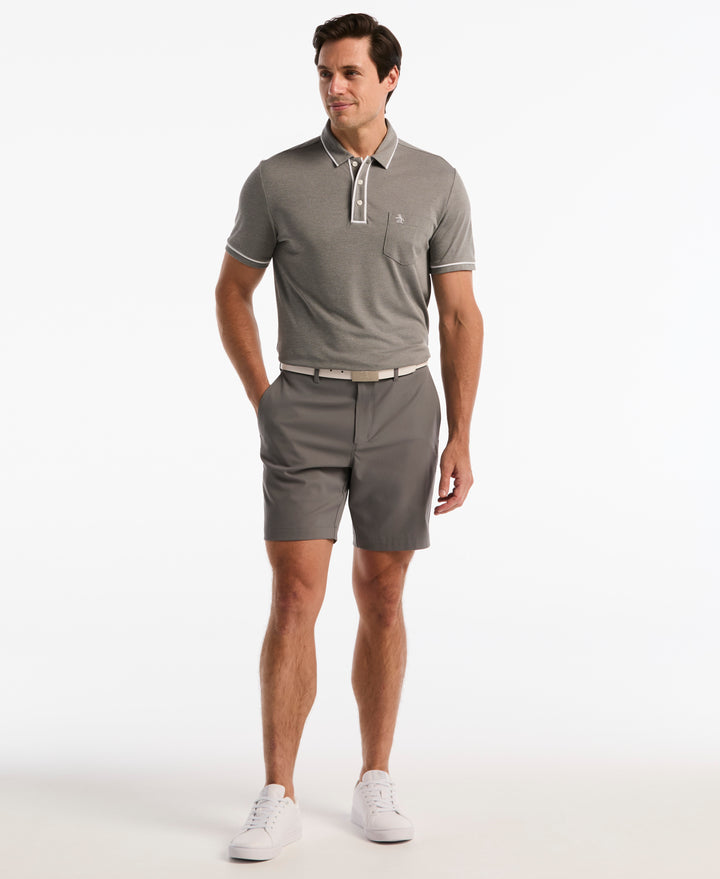 8" Flat Front Sorona™ Golf Short (Quiet Shade) 
