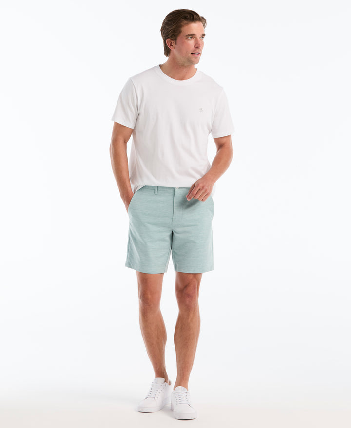Heather Stripe Chino Short (Deep Lake) 