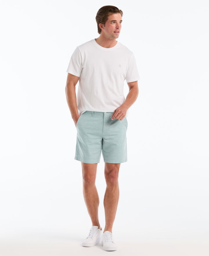 Heather Stripe Chino Short (Deep Lake) 