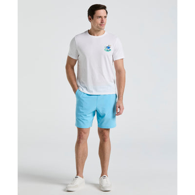 Solid Tennis Shorts (Blue Grotto) 