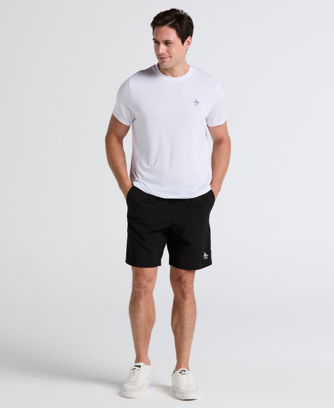 Solid Tennis Shorts (Caviar) 