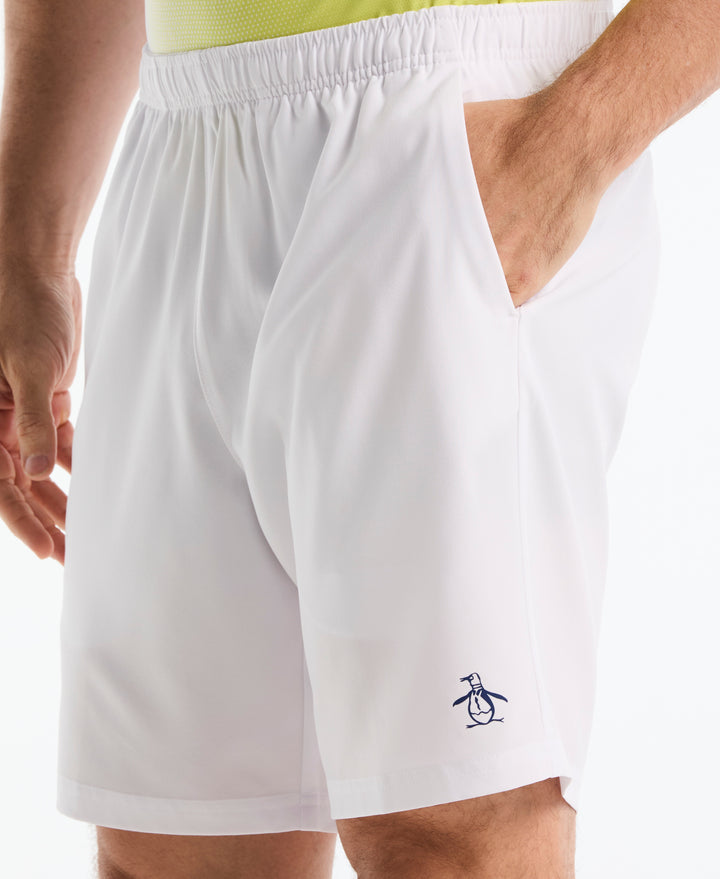 Solid Tennis Shorts (Bright White) 