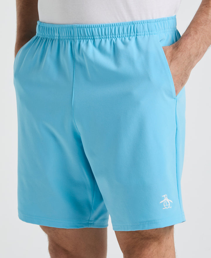 Solid Tennis Shorts (Blue Grotto) 