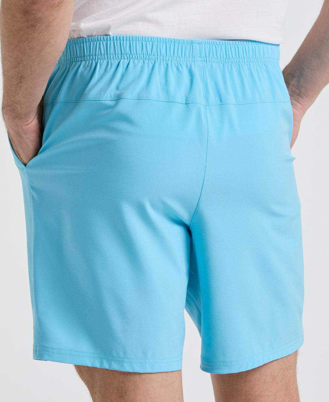Solid Tennis Shorts (Blue Grotto) 