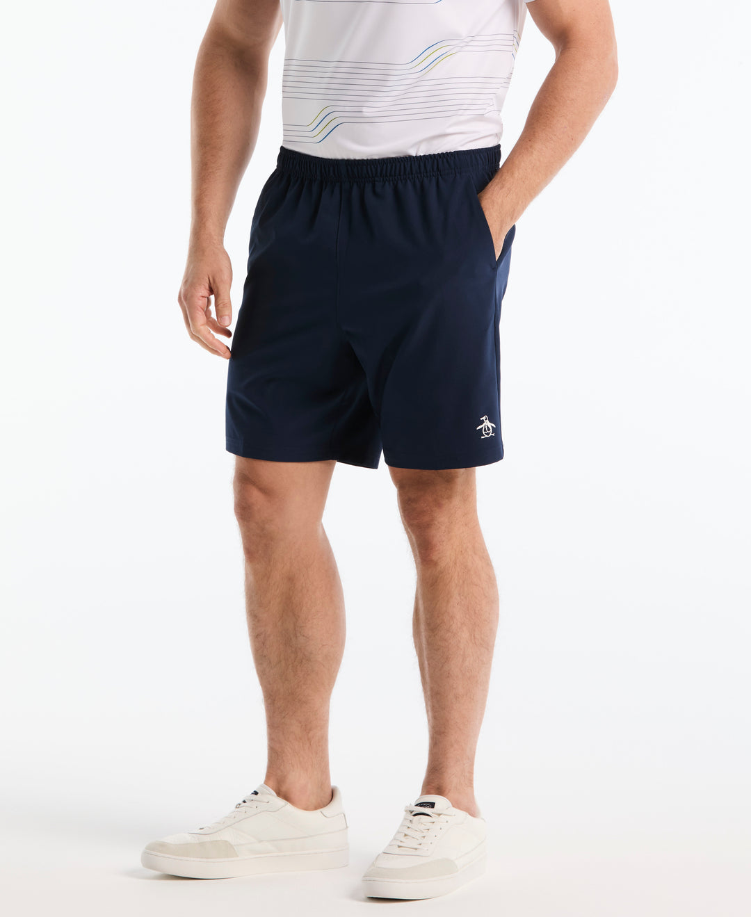 Solid Tennis Shorts (Black Iris) 