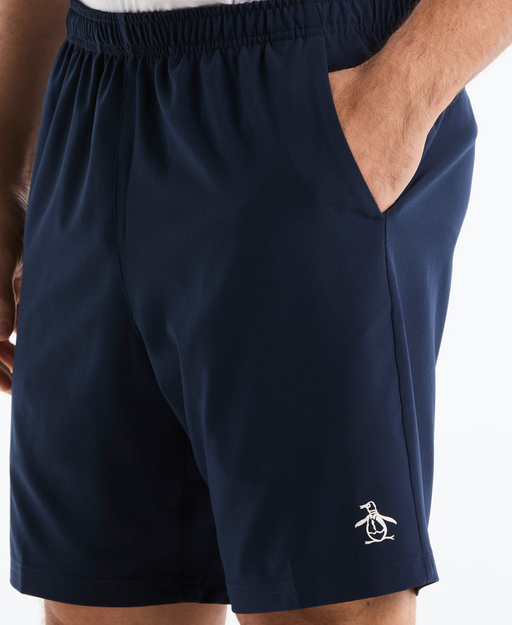 Solid Tennis Shorts (Black Iris) 