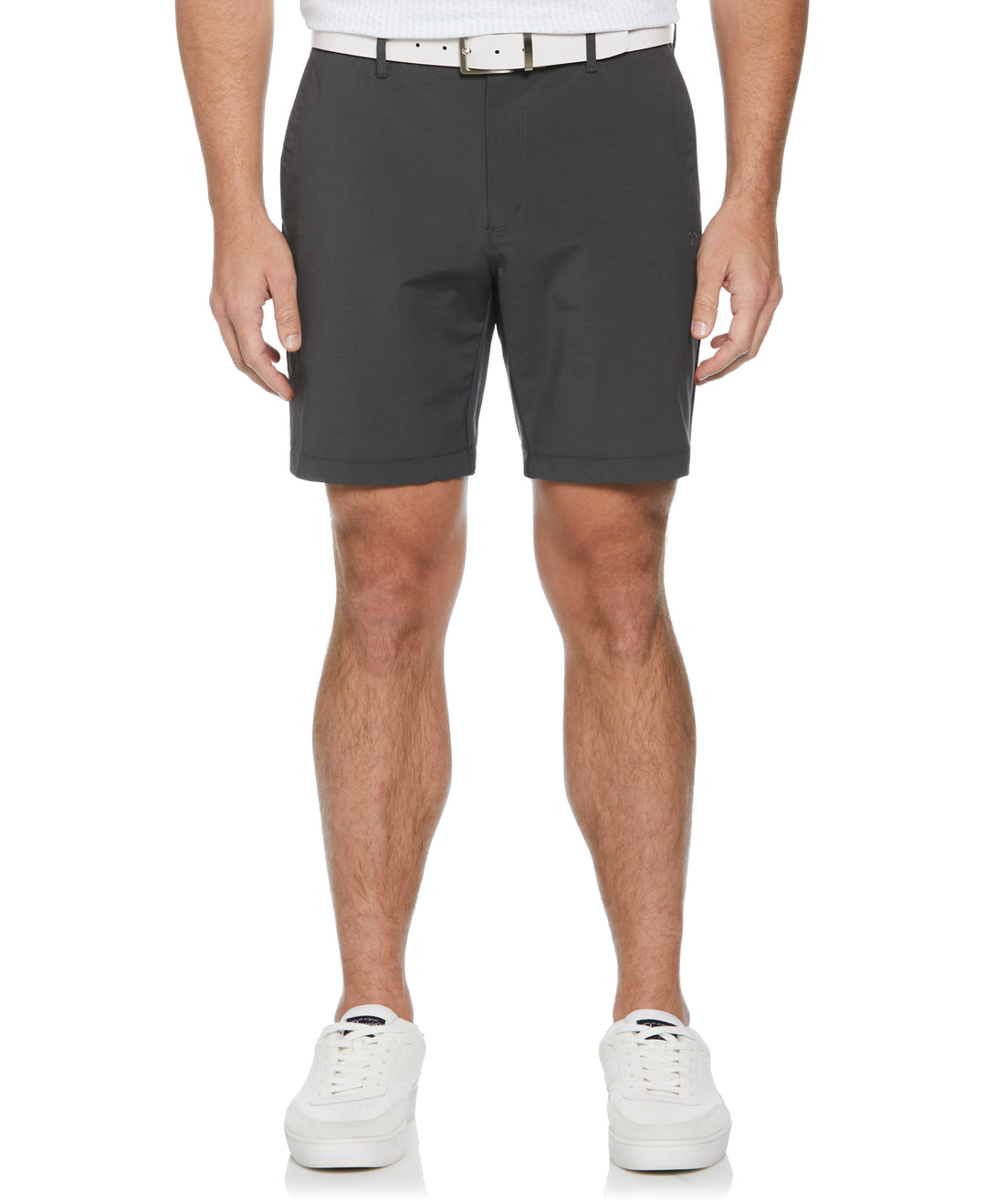 Flat Front Pete Perfomance 8" Golf Shorts (Asphalt) 