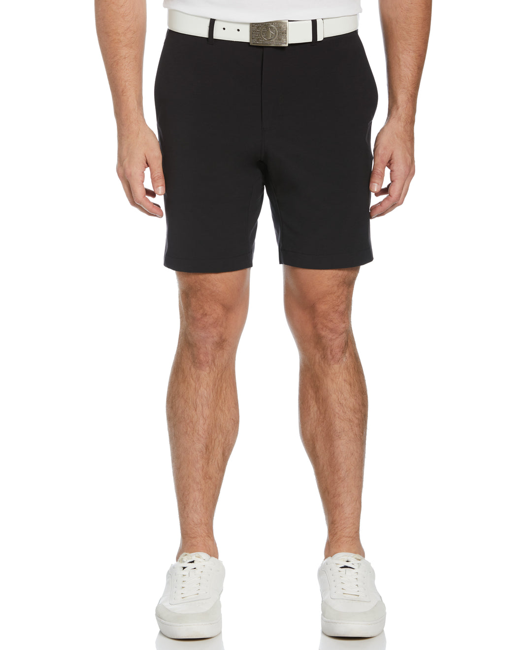 Flat Front Pete Perfomance 8" Golf Shorts (Caviar) 