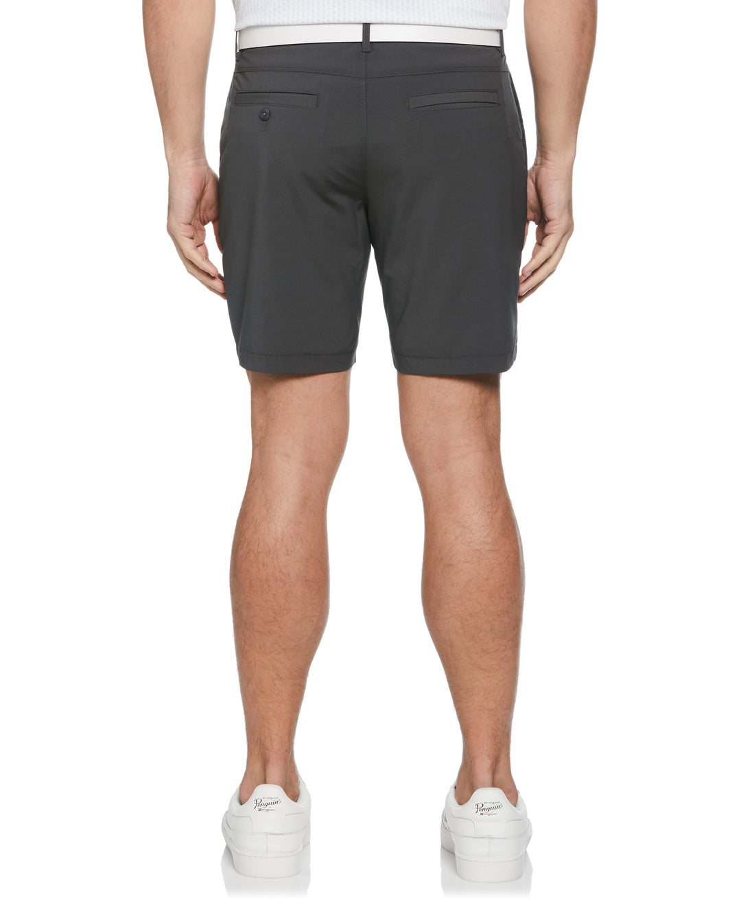 Flat Front Pete Perfomance 8" Golf Shorts (Asphalt) 