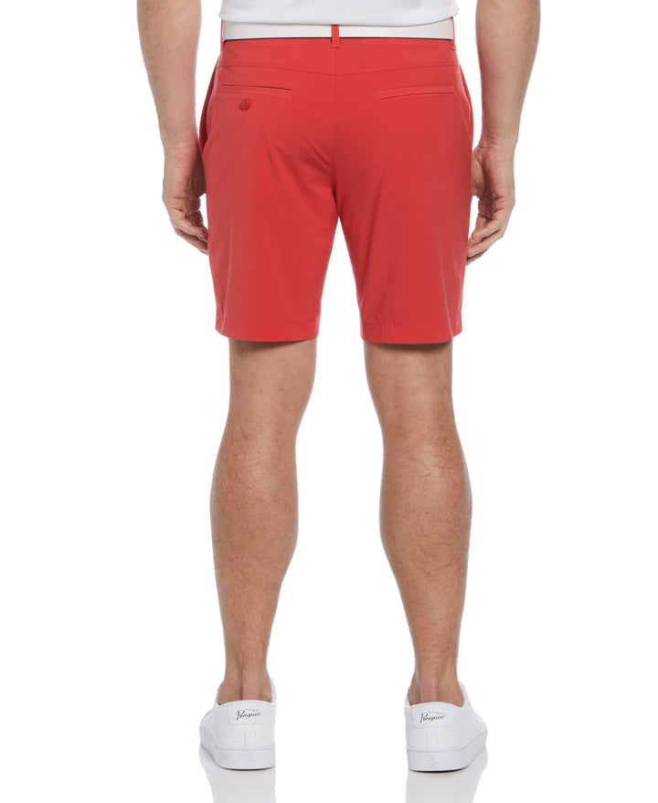Flat Front Pete Perfomance 8" Golf Shorts (Poinsettia) 