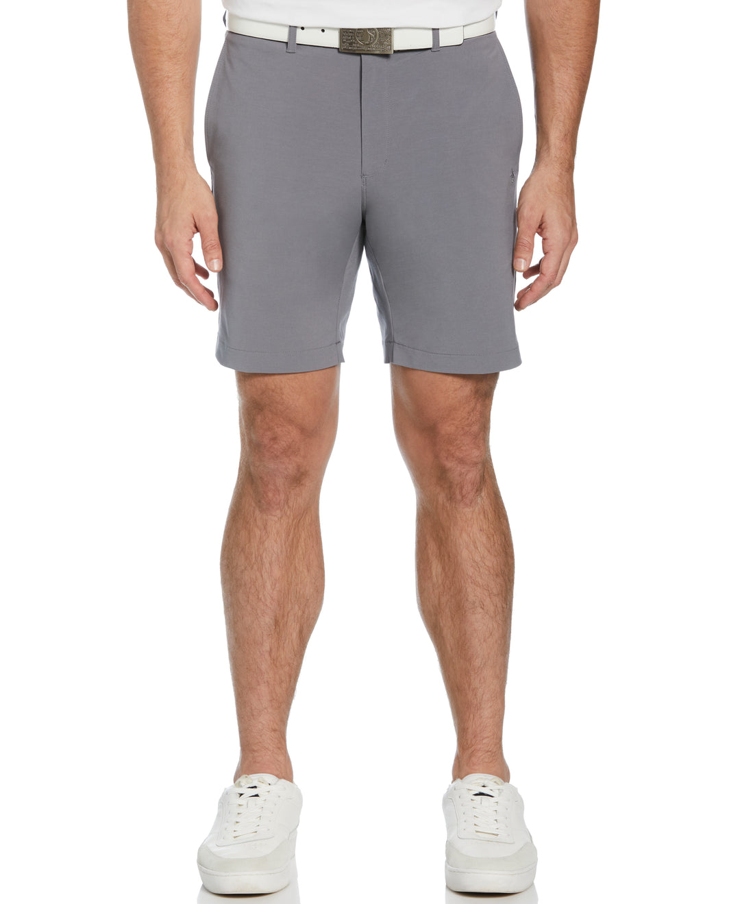 Flat Front Pete Perfomance 8" Golf Shorts (Quiet Shade) 
