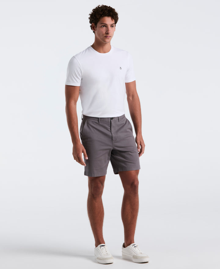 8" Stretch Twill Chino Short (Castlerock) 