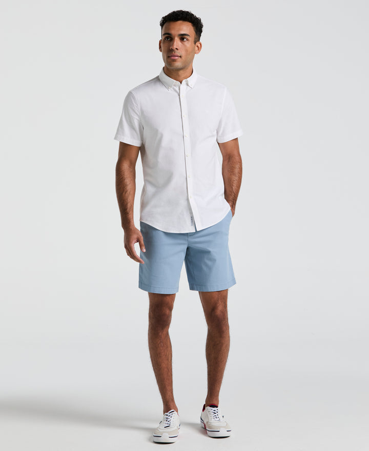 8" Stretch Twill Chino Short (Faded Denim) 