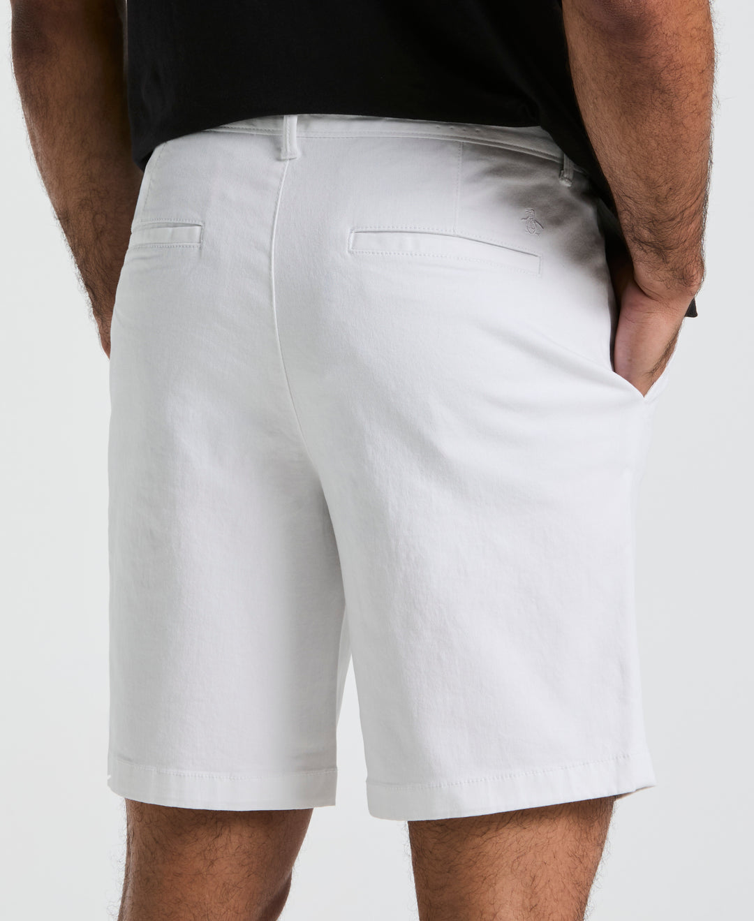 8" Stretch Twill Chino Short (Bright White) 
