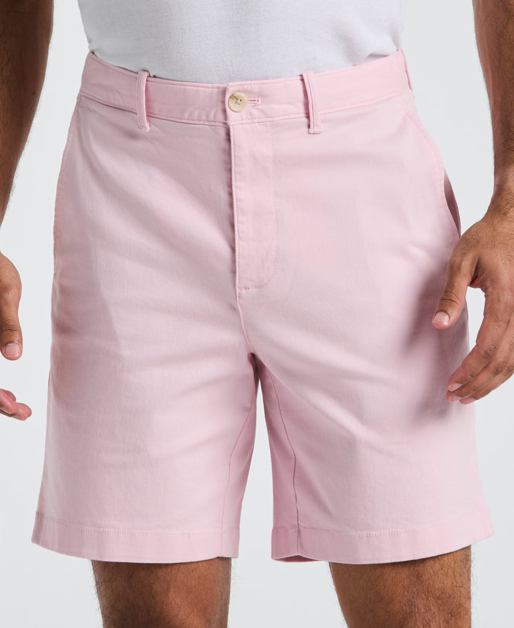 8" Stretch Twill Chino Short (Parfait Pink) 