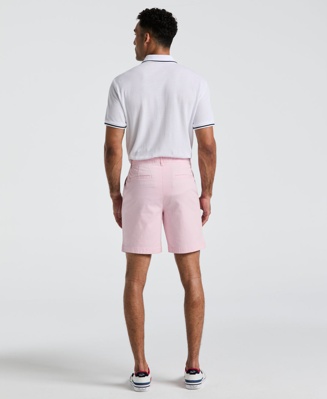 8" Stretch Twill Chino Short (Parfait Pink) 