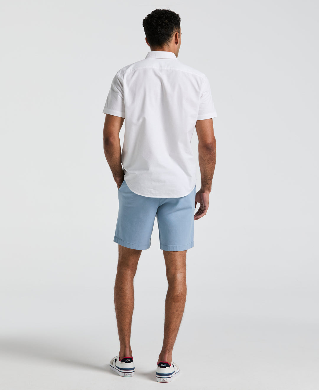 8" Stretch Twill Chino Short (Faded Denim) 