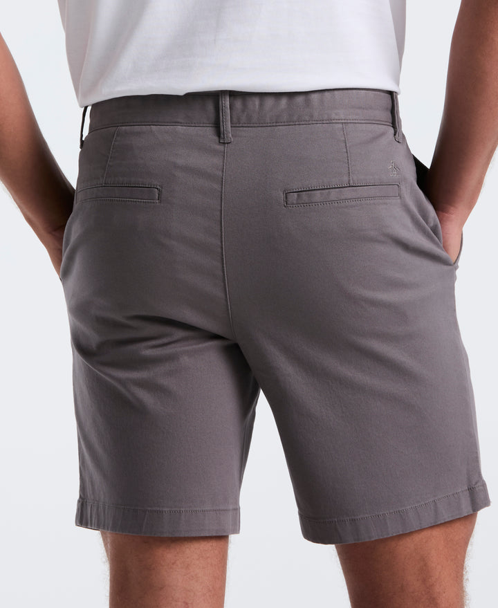 8" Stretch Twill Chino Short (Castlerock) 
