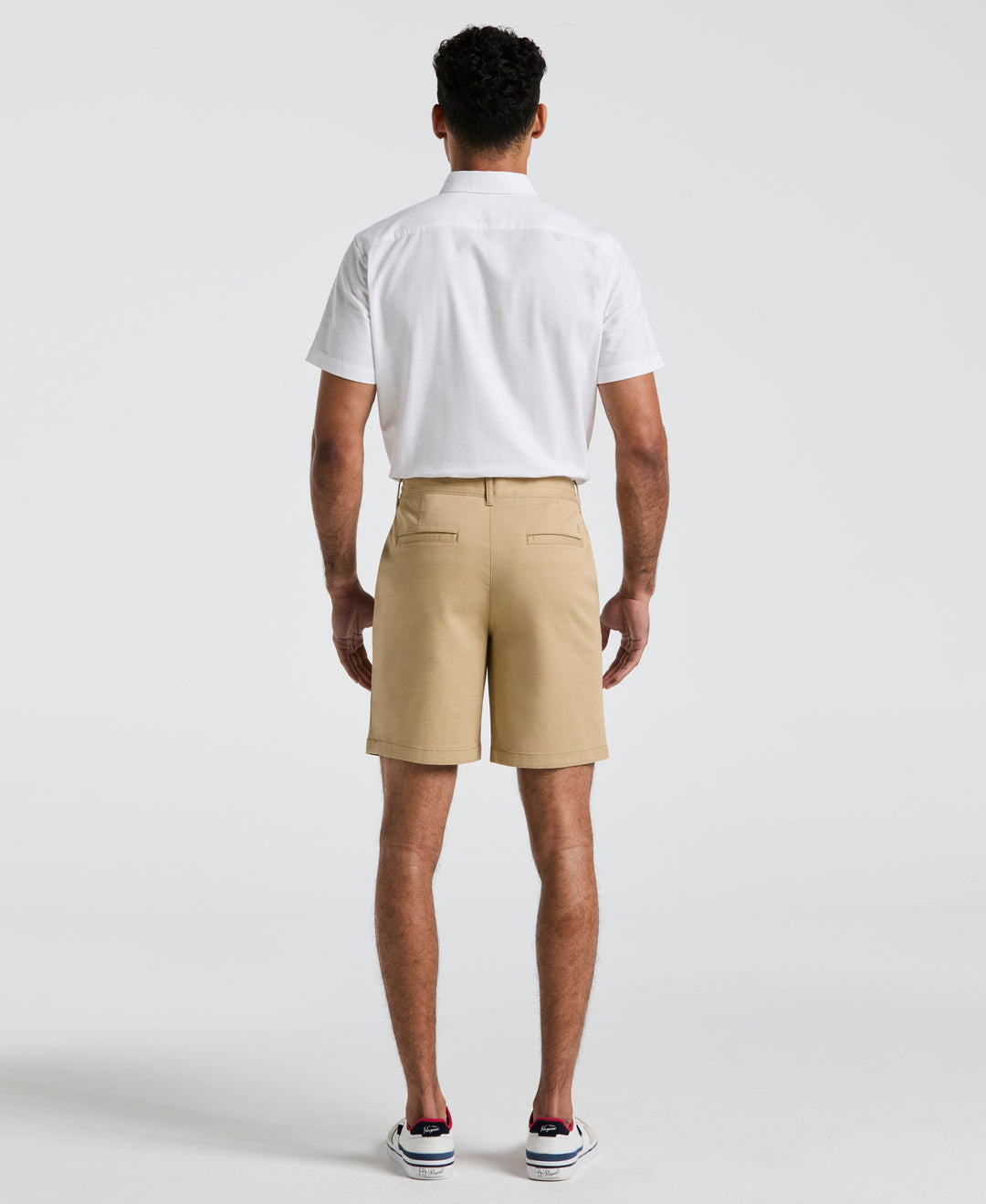 8" Stretch Twill Chino Short (Travertine) 