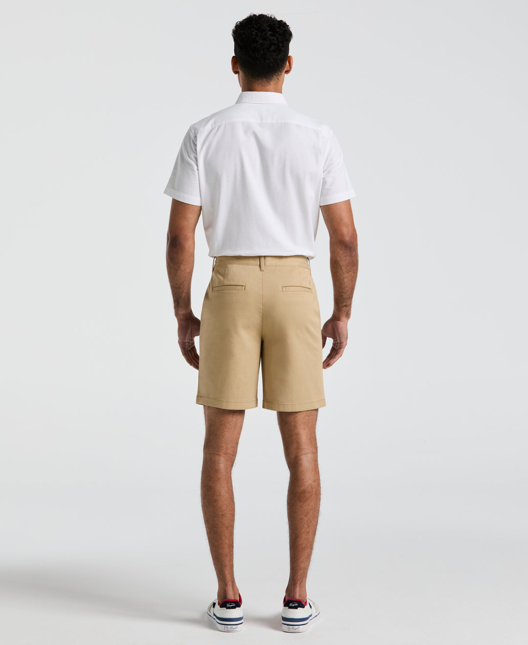 8" Stretch Twill Chino Short (Travertine) 