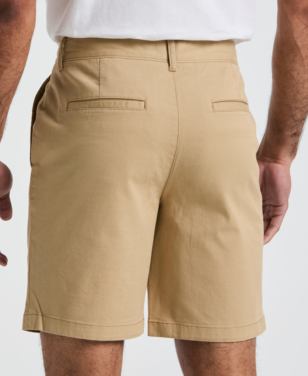 8" Stretch Twill Chino Short (Travertine) 