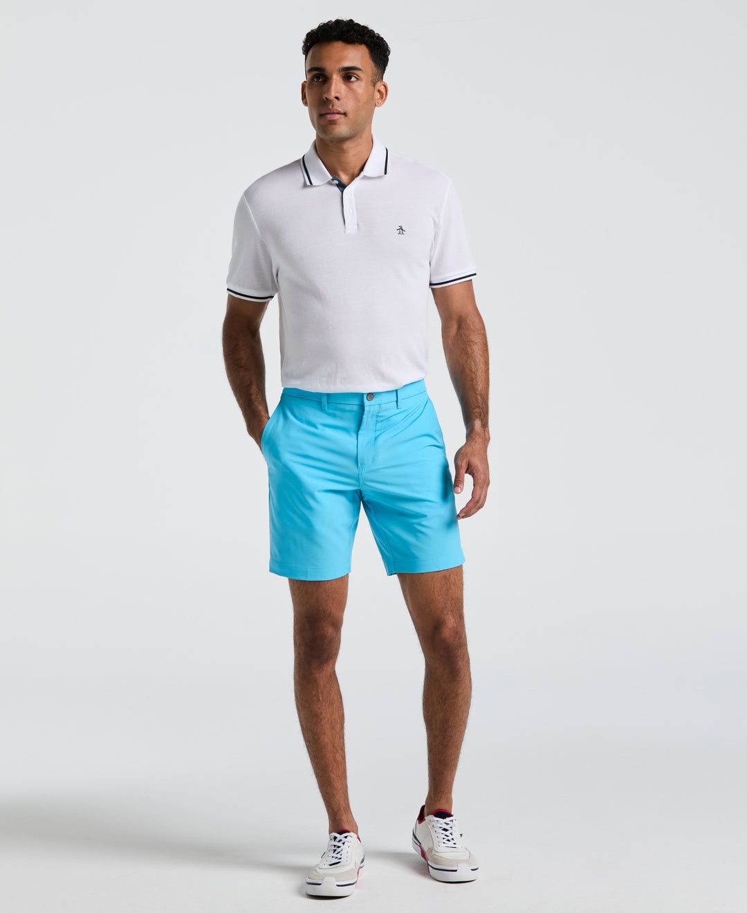 Technical 8" Golf Short (Aquarius) 