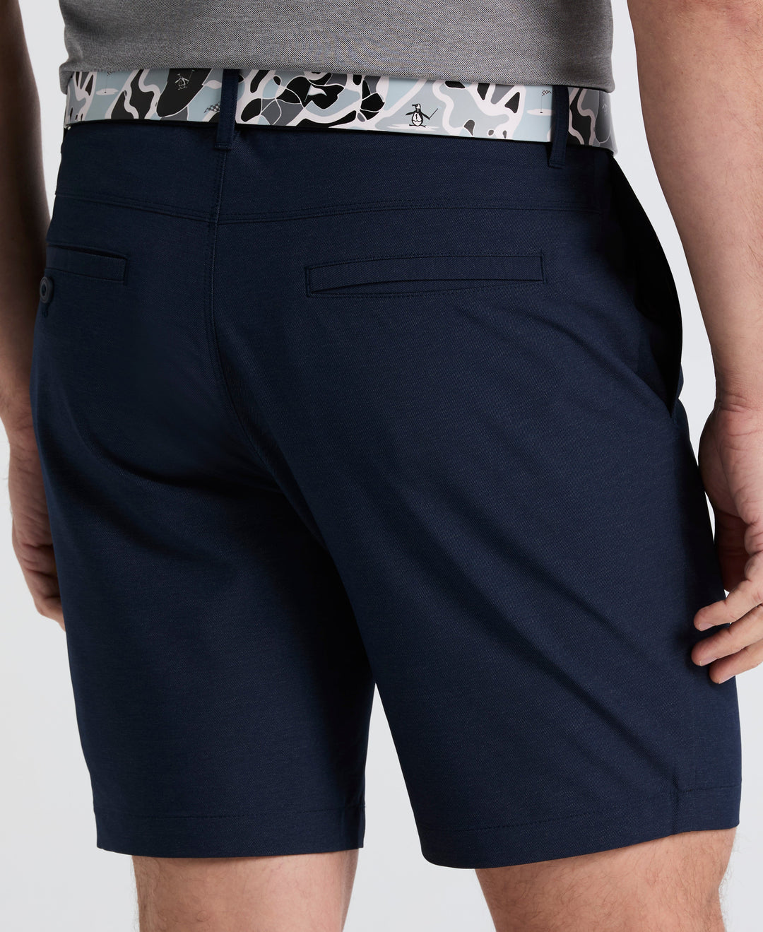 8" Technical Flat Front Golf Short-Golf Shorts-Original Penguin