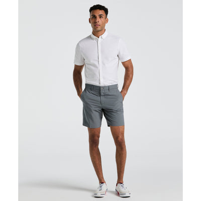 Technical Flat Front 8" Golf Shorts (Quiet Shade) 