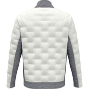 80's Mixed Media Blocked Jacket  (Quiet Gray Heather) 