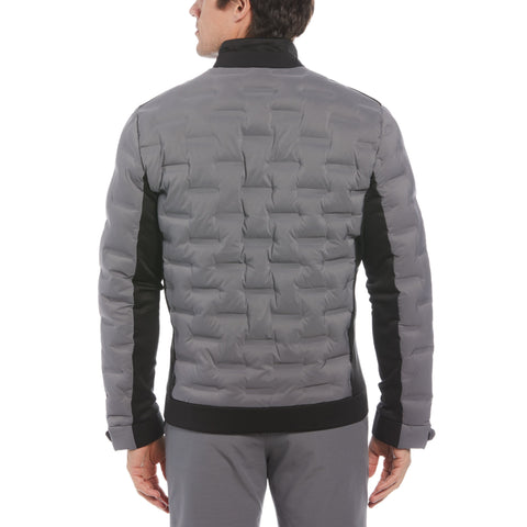 80's Mixed Media Color Blocked Golf Jacket-Golf Jackets-Original Penguin