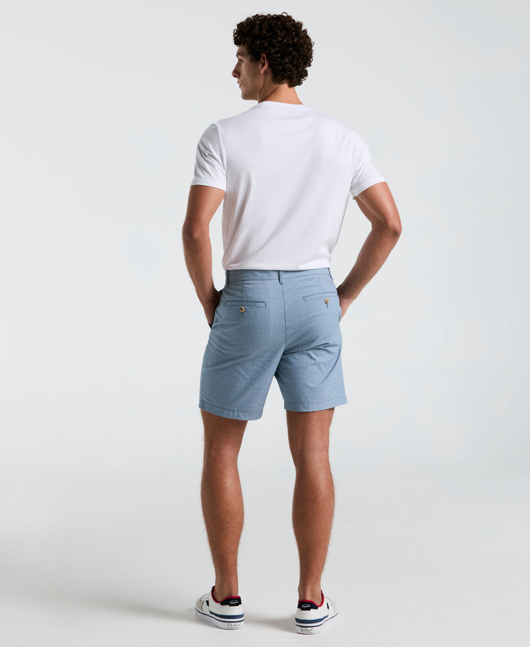 Crosshatch Slim Fit Short (Faded Denim) 