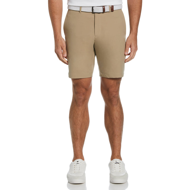 Flat Front Solid Golf Shorts (Chinchilla) 
