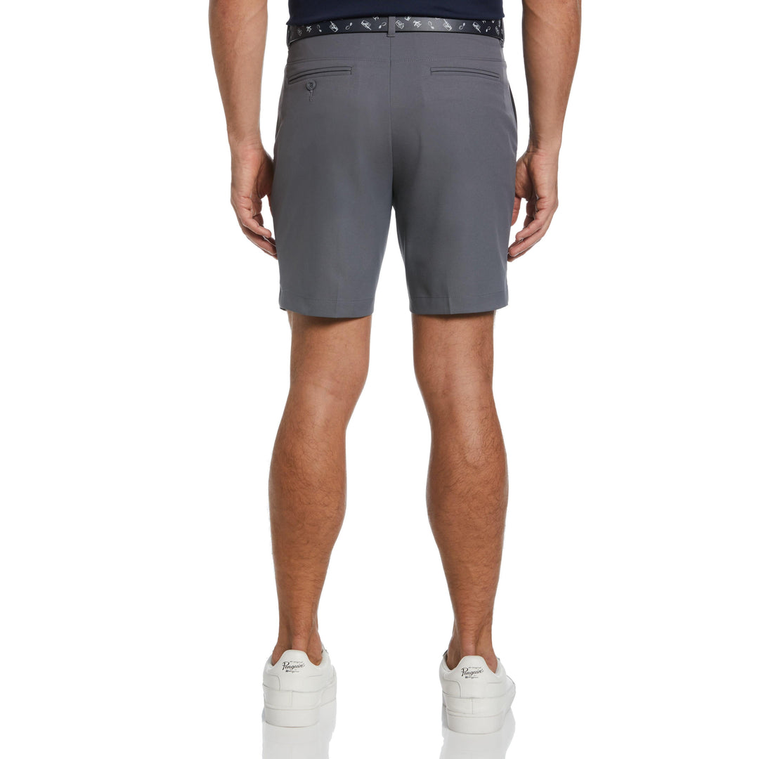 Flat Front Solid Golf Shorts (Quiet Shade) 