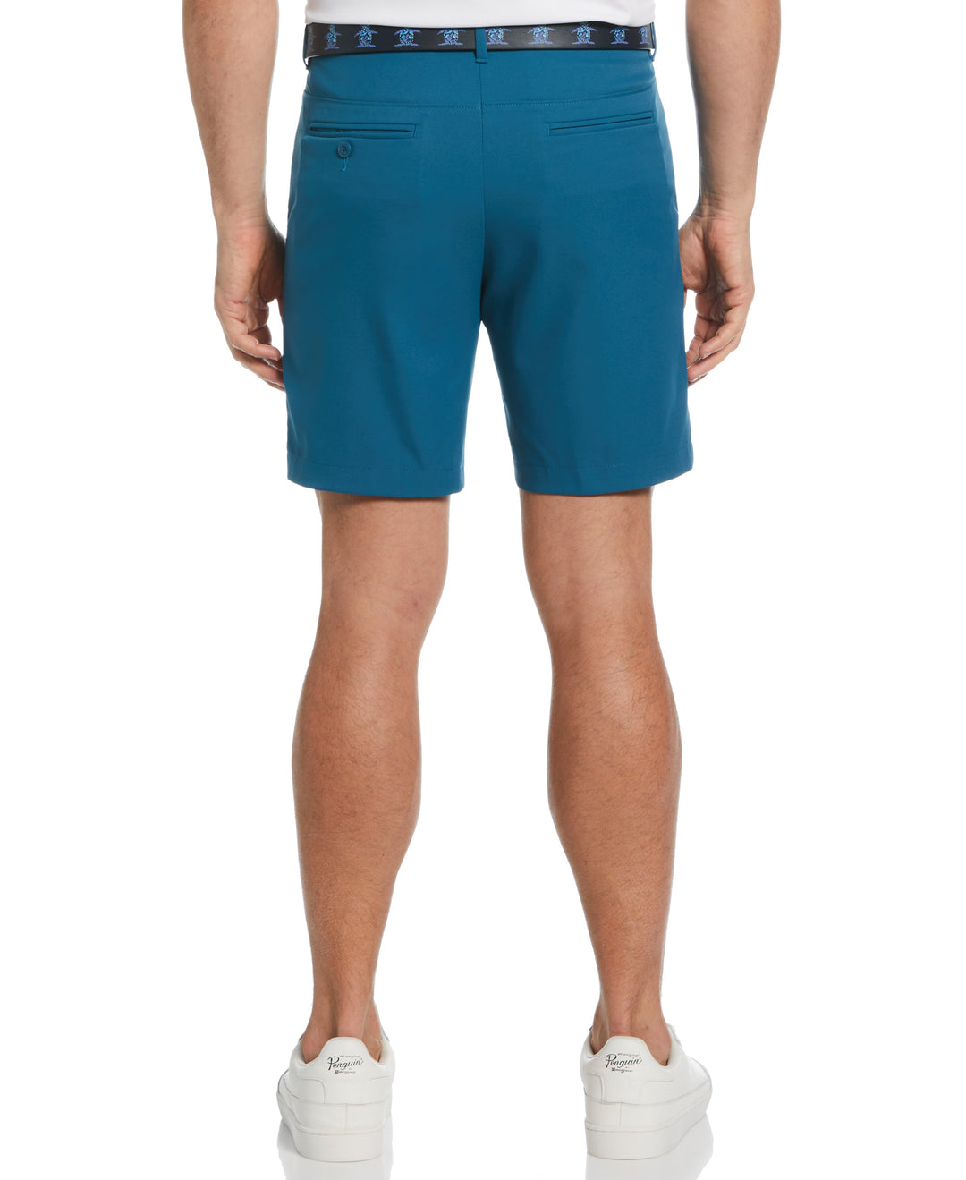 Flat Front Solid Golf Shorts (Corsair)