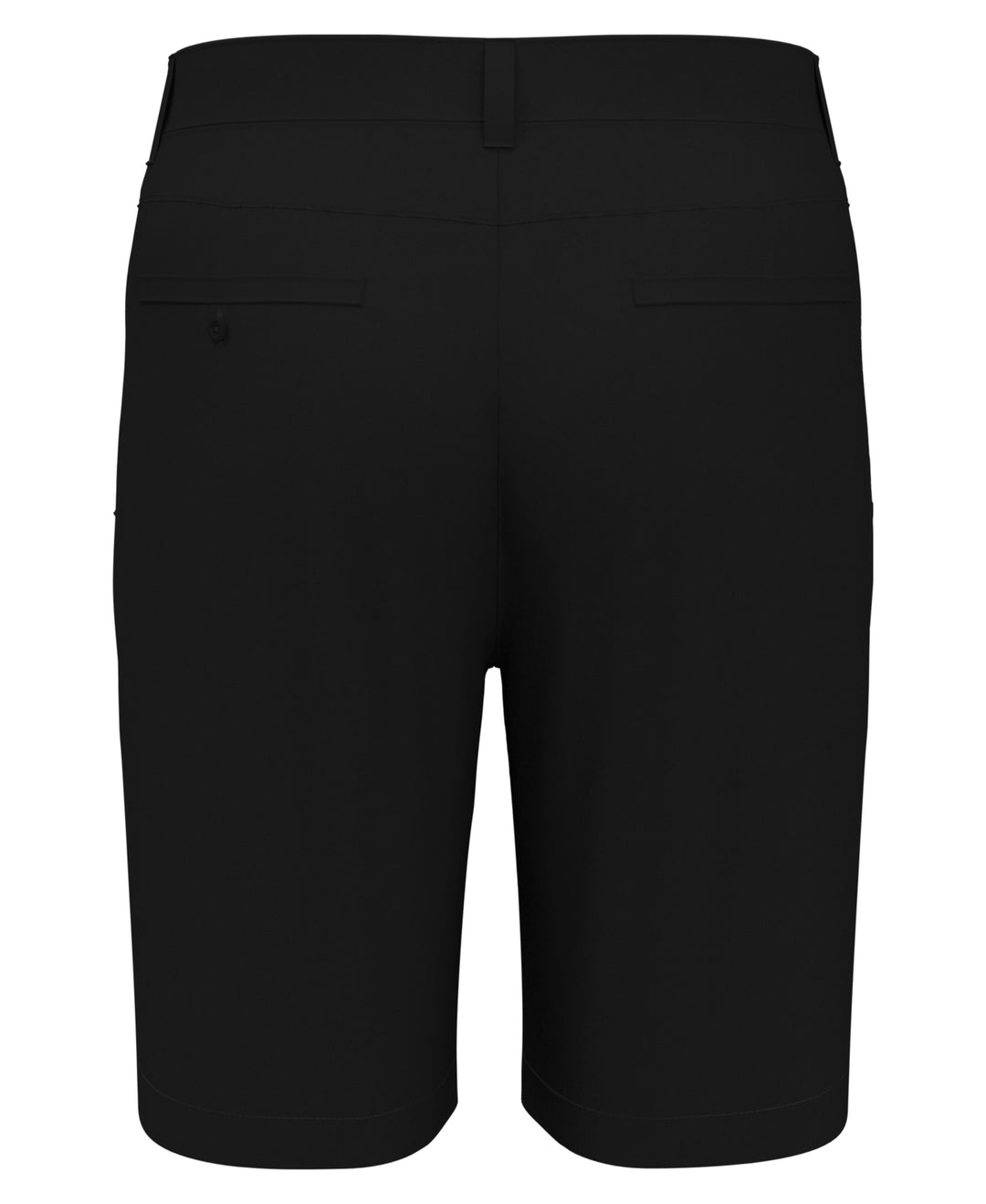 Flat Front Solid Golf Shorts (Caviar)