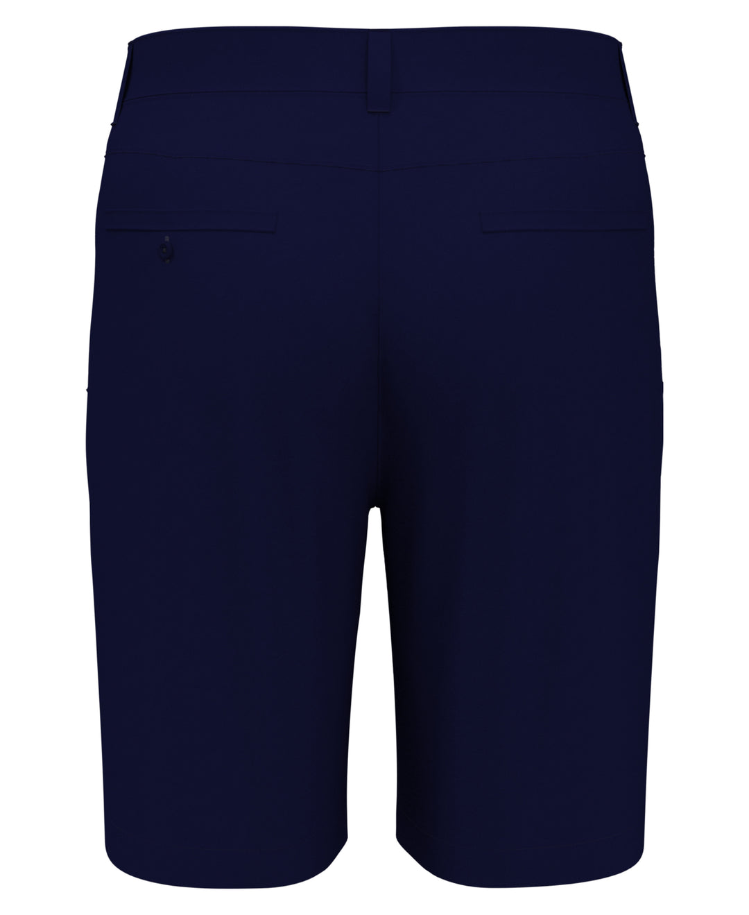 Flat Front Solid Golf Shorts (Black Iris)