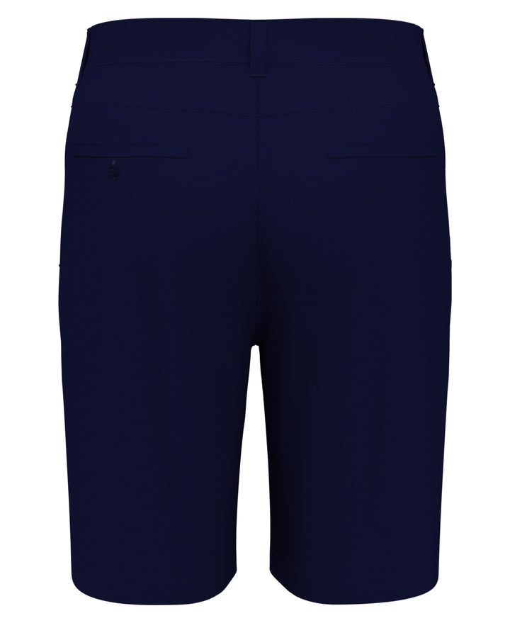 Flat Front Solid Golf Shorts (Black Iris)