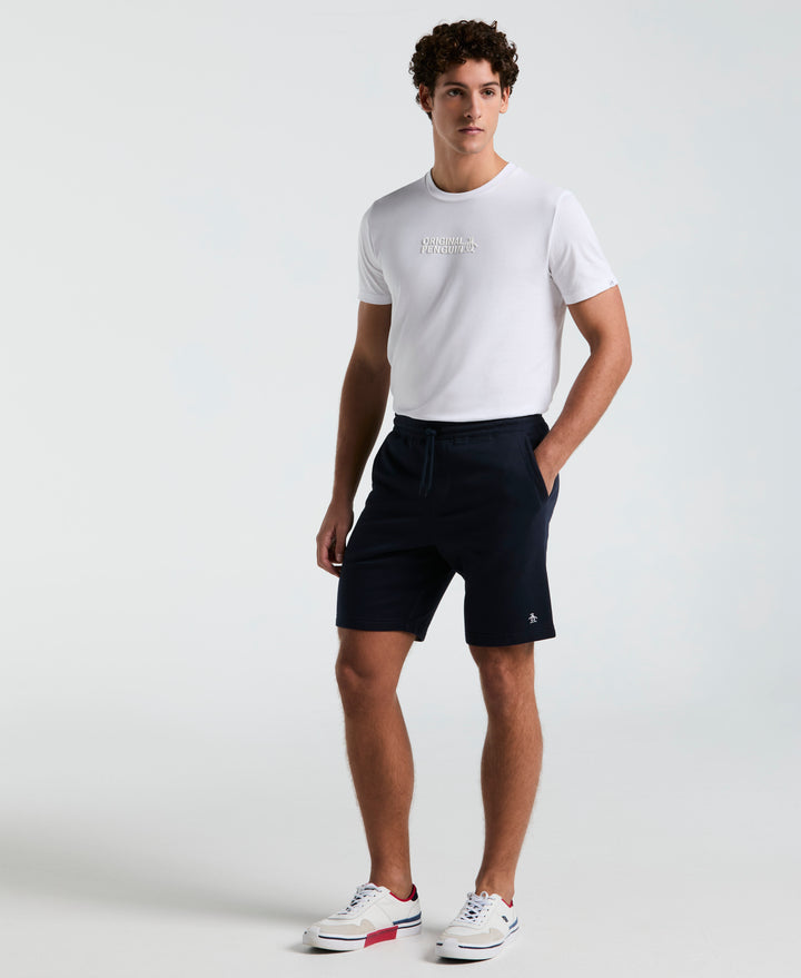 9" Fleece Embroidered Pete Short  (Dark Sapphire) 