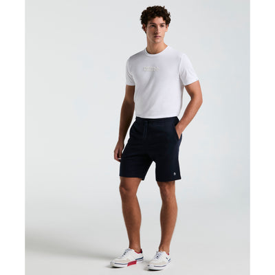 9" Fleece Embroidered Pete Short  (Dark Sapphire) 