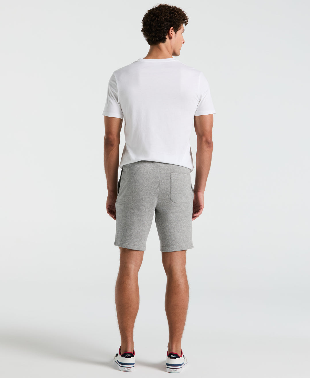 9" Embroidered Pete Fleece Short (Rain Heather) 