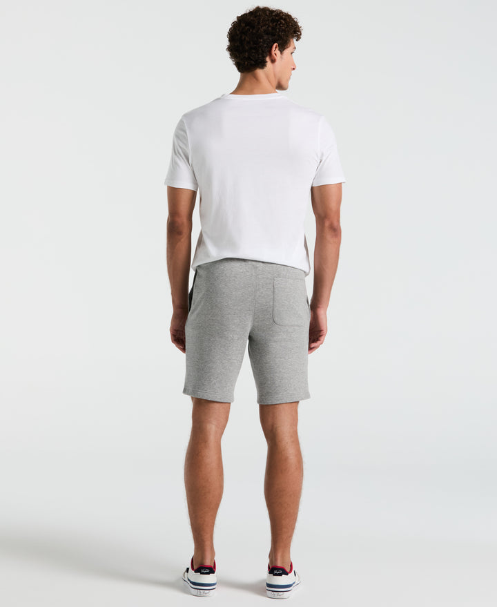 9" Embroidered Pete Fleece Short (Rain Heather) 
