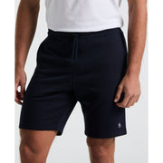 9" Fleece Embroidered Pete Short  (Dark Sapphire) 