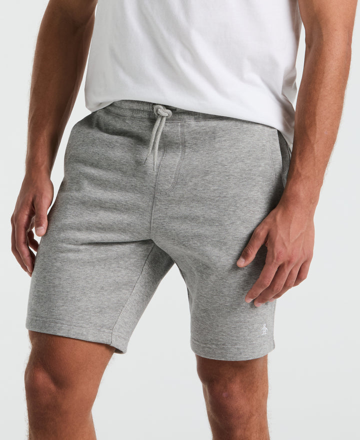9" Embroidered Pete Fleece Short (Rain Heather) 